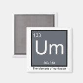 Ähm, das Element der Verwirrung - Magnet (Vorderseite/Rückseite)