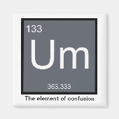 Ähm, das Element der Verwirrung - Magnet (Vorne)