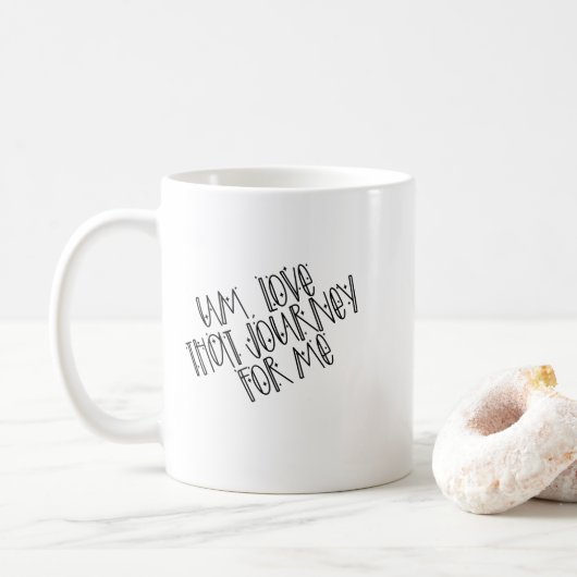"Ähm, Liebe für mich" Tasse (Mit Donut)