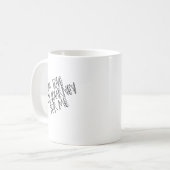 "Ähm, Liebe für mich" Tasse (Vorderseite Links)