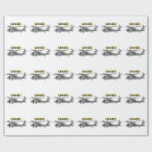 Ähm Sixty Black Hawk Geschenkpapier (Flach)