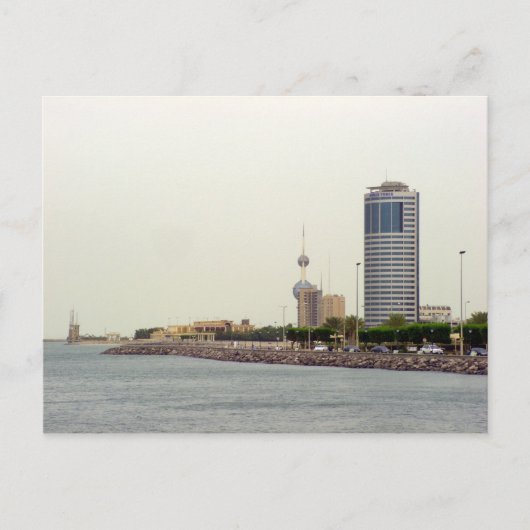 Ahmad Tower, Kuwait-Stadt Postkarte (Vorderseite)