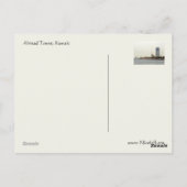 Ahmad Tower, Kuwait Stadt Postkarte (Rückseite)