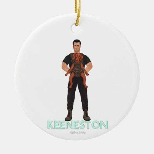 Ahmed and Nemi Keramik Ornament (Vorne)