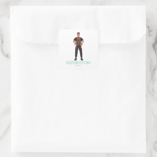 Ahmed and Nemi Quadratischer Aufkleber (Tasche)