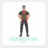 Ahmed and Nemi  Quadratischer Aufkleber (Vorderseite)