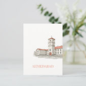 Ahmedabad India Travel Postcard Postkarte (Stehend Vorderseite)