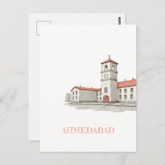 Ahmedabad India Travel Postcard Postkarte (Vorne/Hinten)