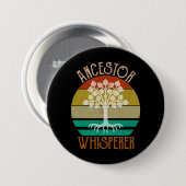 Ahnenflüsterer Genealogie Button (Vorne & Hinten)