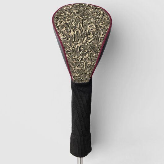 Ähnlich der Wandtextur von Chaki oder Wildleder Golf Headcover (Vorderseite)