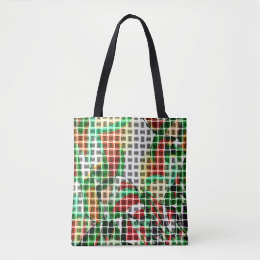 Ähnlich einem Korb auf einem Gras-Foto Tasche (Vorderseite)