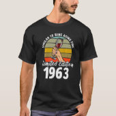 Ähnlich wie das Weinaltern, Geboren 1963 59. Retro T-Shirt (Vorderseite)