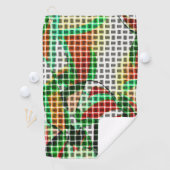 Ähnlich wie geflochtener Korb auf einem Gras-Foto Golfhandtuch (Insitu)