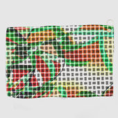 Ähnlich wie geflochtener Korb auf einem Gras-Foto Golfhandtuch (Horizontal)