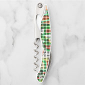 Ähnlich wie geflochtener Korb auf einem Gras-Foto Kellnermesser (Vorderseite)