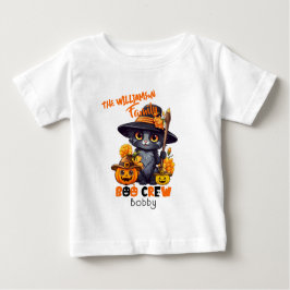Ähnlicher Familienname Halloween Cat Pumpkin Baby T-shirt