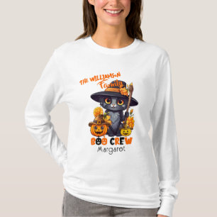 Ähnlicher Familienname Halloween Cat Pumpkin T-Shirt