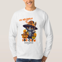 Ähnlicher Familienname Halloween Cat Pumpkin T-Shirt