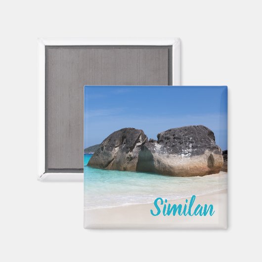 Ähnlicher Strand Andaman Sea Phuket Thailand Gesch Magnet (Vorderseite/Rückseite)