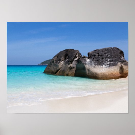 Ähnlicher Strand Andaman Sea Thailand Geschenk Poster (Vorne)