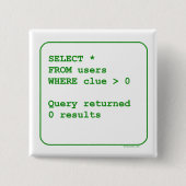 Ahnungslose Benutzer Button (Vorderseite)