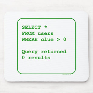 Ahnungslose Benutzer Mousepad