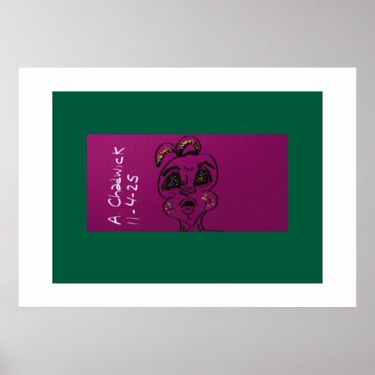 Ahnungsloser Hasenposter Poster (Vorne)