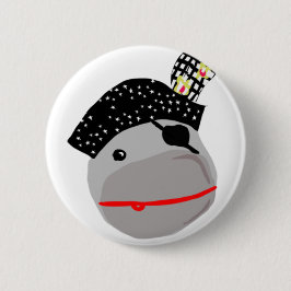 Ahoi! Ein niedlicher Piratenknopf Button
