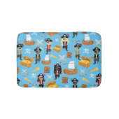 Ahoi! Es ist ein Piraten-Schatzsuche-Kindermuster Badematte (Vorderseite)