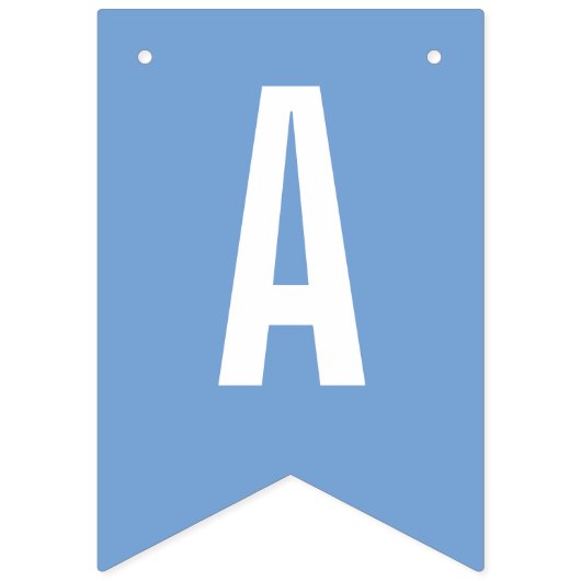 Ahoi ist es ein Jungen-SeeAquarell-blaues Baby Wimpelkette (Zweite Fahne)