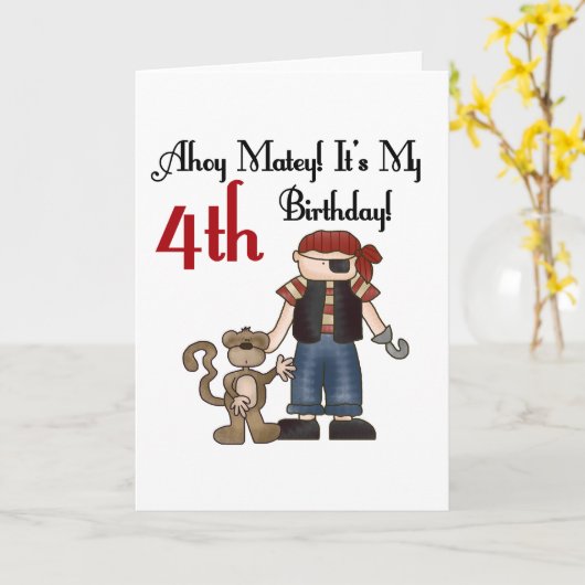 Ahoi kameradschaftlicher Piraten-4. Karte (Gelbe Blume)