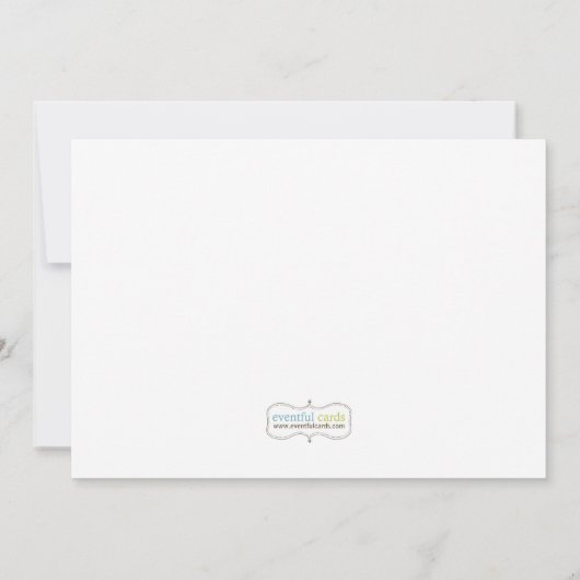 Ahoi sein eine Jungen-Boots-Babyparty-Einladung Einladung (Rückseite)