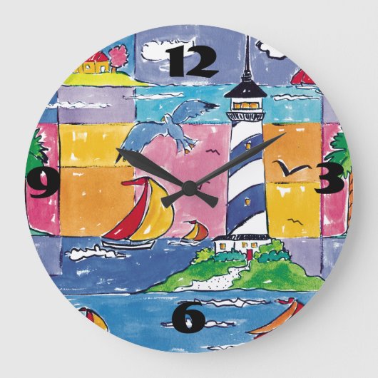 Ahoi Wanduhr (Vorderseite)