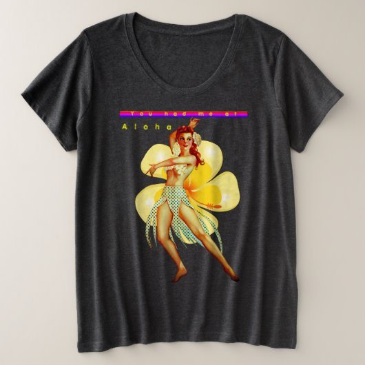 Ahola Fun Fashion Plus Size T - Shirt (Design vorne)