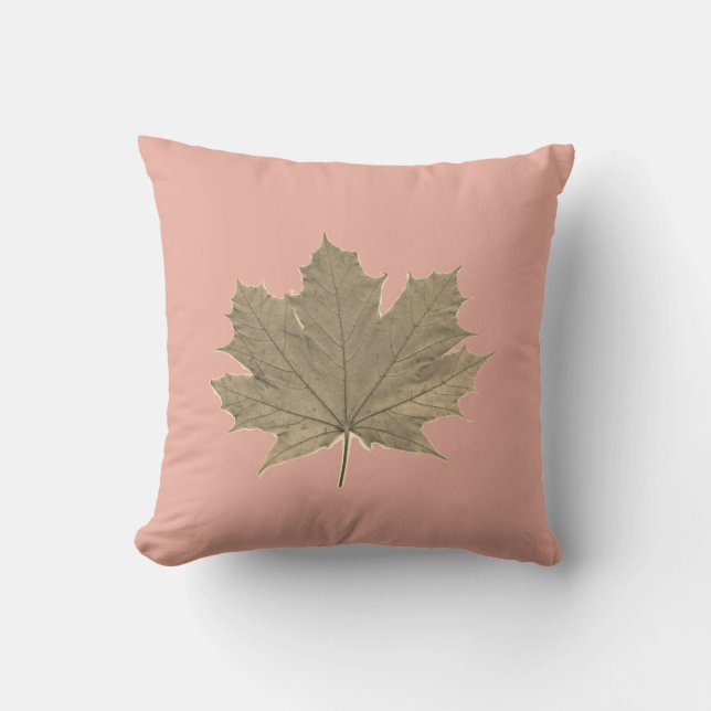 Ahorn – Ahornblatt – Maple leaf – Autumn Kissen (Vorderseite)
