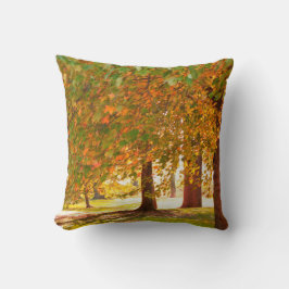 Ahorn am Flusslaufpunkt Kissen