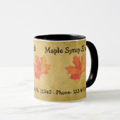 Ahorn-Blätter Ahornsirup Business-Tasse Tasse (VorderseiteRechts)