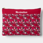 Ahorn-Blätter auf Holzkohle - Großer Zubehörbeutel Zubehörtasche (Vorderseite)