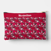 Ahorn-Blätter auf Holzkohle - KLEINER Zubehörbeute Zubehörtasche (Rückseite)