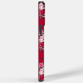 Ahorn-Blätter auf kohlebeständigem Hintergrund Case-Mate iPhone Hülle (Rückseite / Rechts)