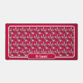 Ahorn-Blätter auf kohlebeständigem Hintergrund Schreibtischunterlage (Vorderseite)