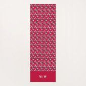 Ahorn-Blätter auf kohlebeständigem Hintergrund Yogamatte (Rückseite)