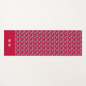 Ahorn-Blätter auf kohlebeständigem Hintergrund Yogamatte (Vorderseite (Horizontal))