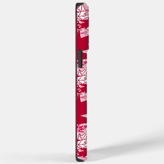 Ahorn-Blätter auf rosa Hintergrund Case-Mate iPhone Hülle (Rückseite / Rechts)