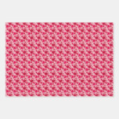 Ahorn-Blätter auf rosa Hintergrund Geschenkpapier Set (Vorderseite 2)