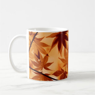 Ahorn-Blätter-Banner Kaffeetasse