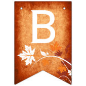 Ahorn-Blätter Brautparty für orangefarbene Hochzei Wimpelkette (Zweite Fahne)