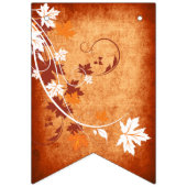 Ahorn-Blätter Brautparty für orangefarbene Hochzei Wimpelkette (Erste Fahne)