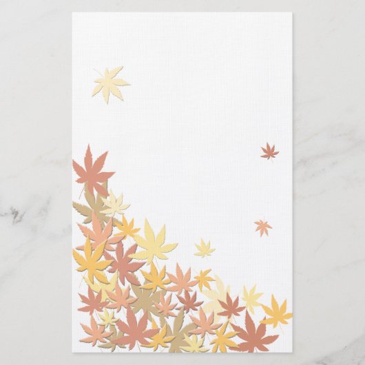 Ahorn-Blätter Briefpapier (Vorderseite)