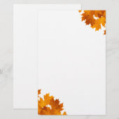 Ahorn-Blätter Briefpapier (Vorne/Hinten)